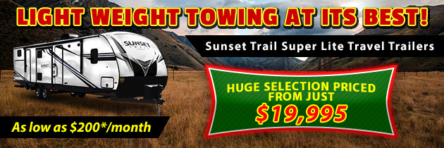 Sunset Trail travel trailers